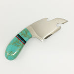 Inlaid Handle Bottle Cap Opener Knife