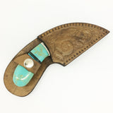 Inlaid Handle Bottle Cap Opener Knife