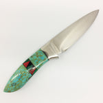 Inlaid Handle Skinner Knife