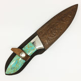 Inlaid Handle Skinner Knife