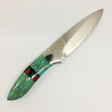 Inlaid Handle Skinner Knife