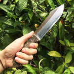 Full Tang Camp Knife with Kydex Sheath