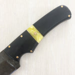 Camp Knife with Horn Scales