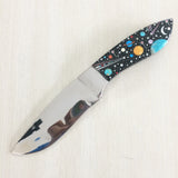 Celestial Hand Inlaid Stainless Steel Knife