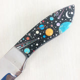 Celestial Hand Inlaid Stainless Steel Knife