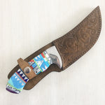 Multicolor Inlaid Stainless Steel Hunter