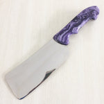 Chef's Cleaver with Imitech® Purple Swirl