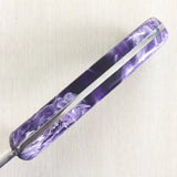 Chef's Cleaver with Imitech® Purple Swirl