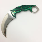 Karambit with Imitech® Malachite Handle