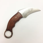 High Carbon Karambit with Wood Handle