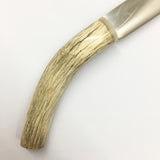 Deer Horn Handle Stainless Steel Blade