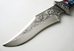 Multicolor Hand Inlaid Handle Knife