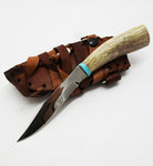 Deer Horn Handle Neck Knife