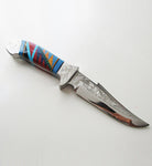 Multicolor Inlaid Handle Knife