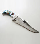 Multicolor Hand Inlaid Handle Knife